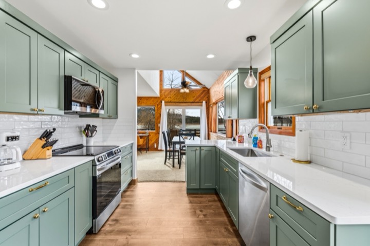 Custom home interior by Nicholson Construction
