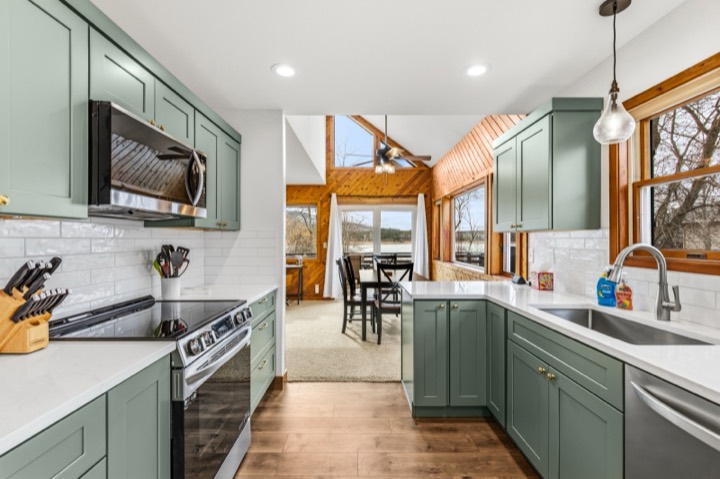 Custom home interior by Nicholson Construction