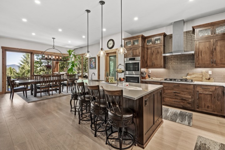 Custom home interior by Nicholson Construction