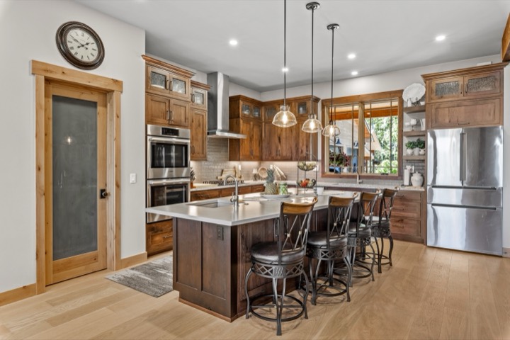 Custom home interior by Nicholson Construction