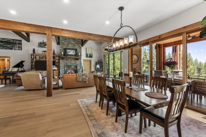 Custom home interior by Nicholson Construction